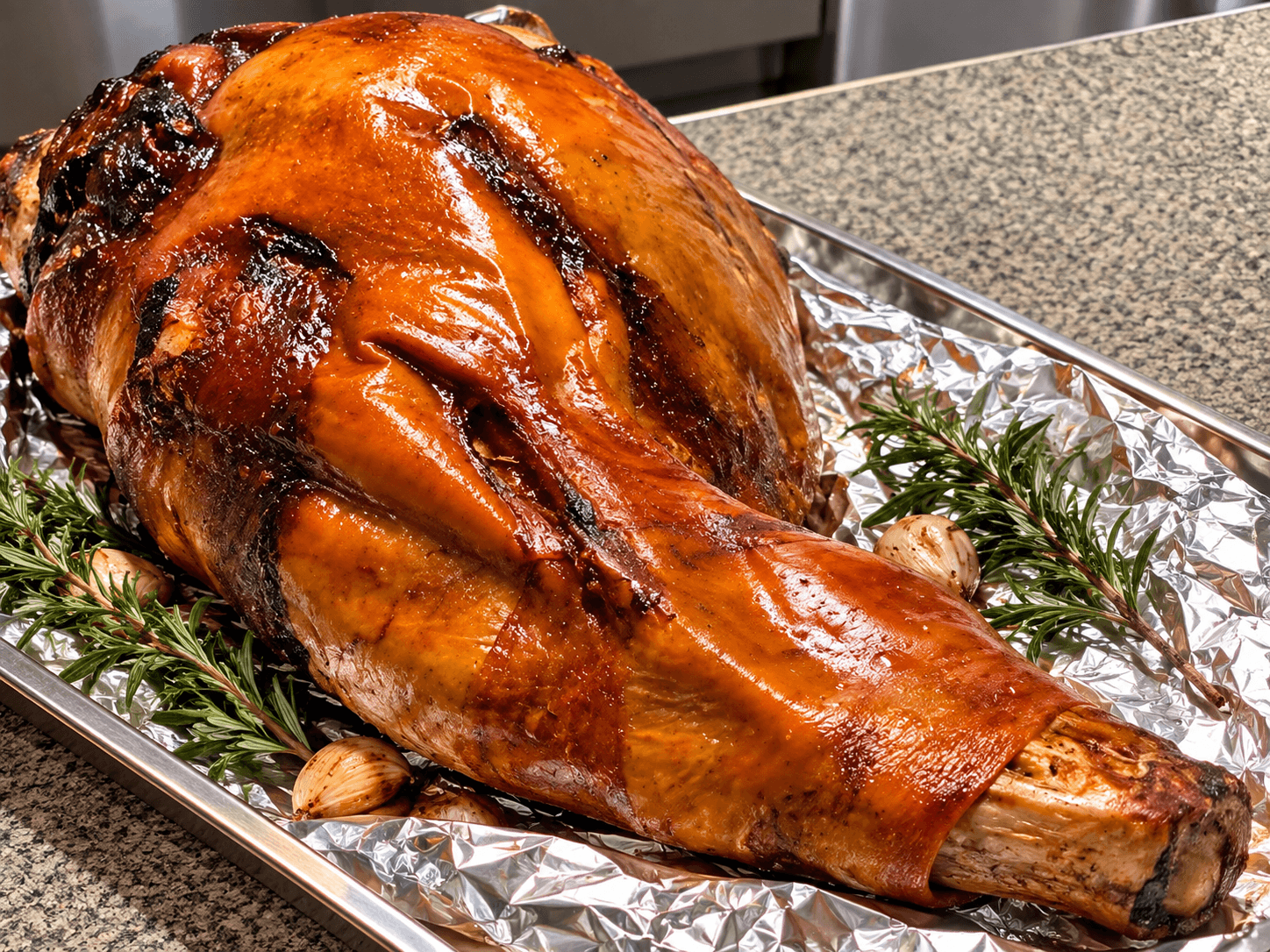 Pernil horneado para eventos y catering